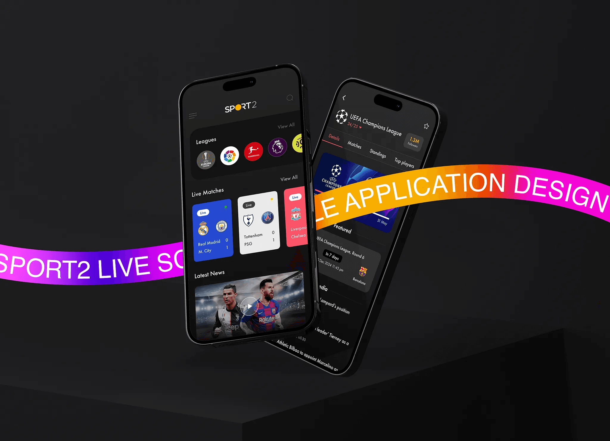 Sports Mobile App Dashboard